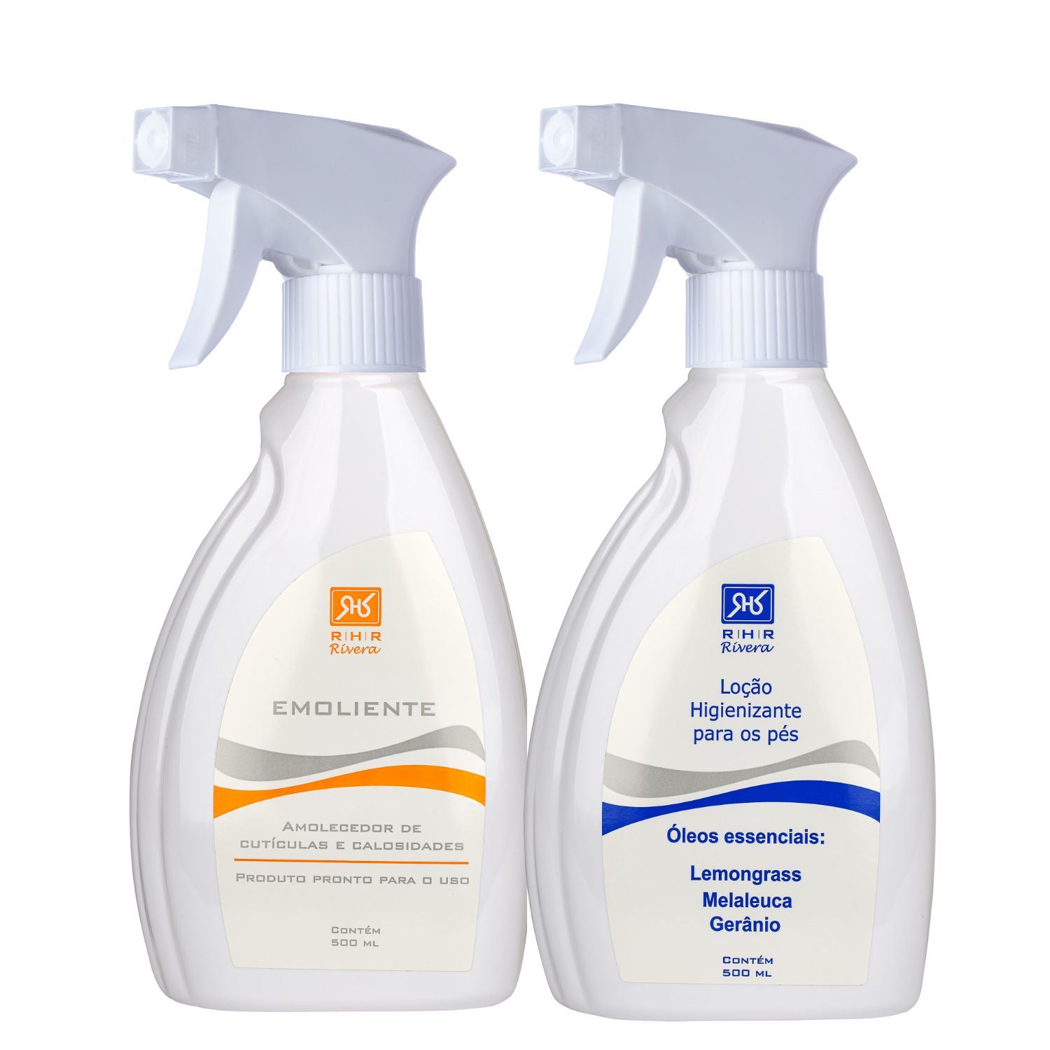 Kit RHR Cosméticos Emoliente Amolecedor de Cutículas e Calosidades Loção Higienizante 2 Produtos