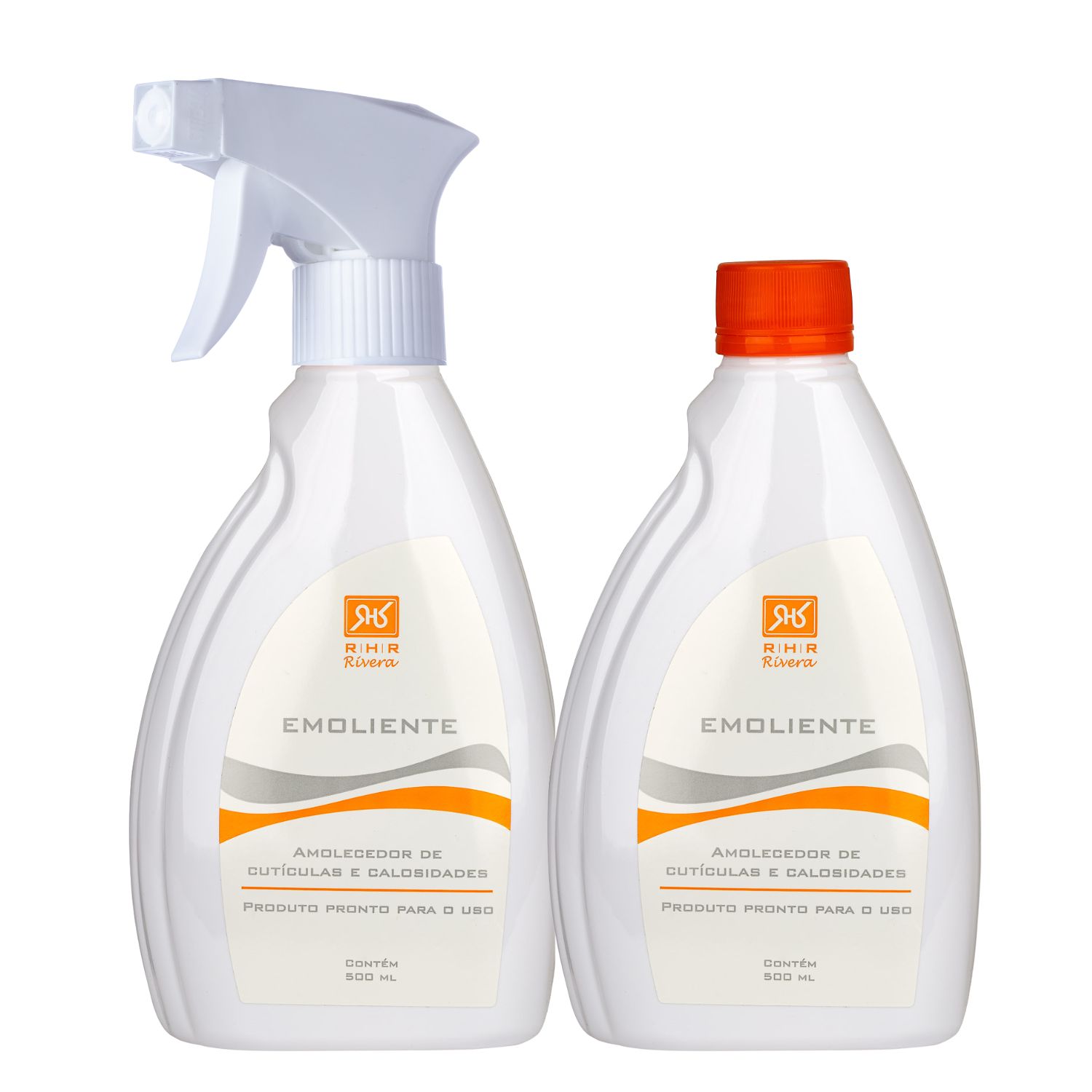 Kit Amolecedor de Cutículas e Calosidades RHR Cosméticos Emoliente com Válvula Spray 2 Unidades