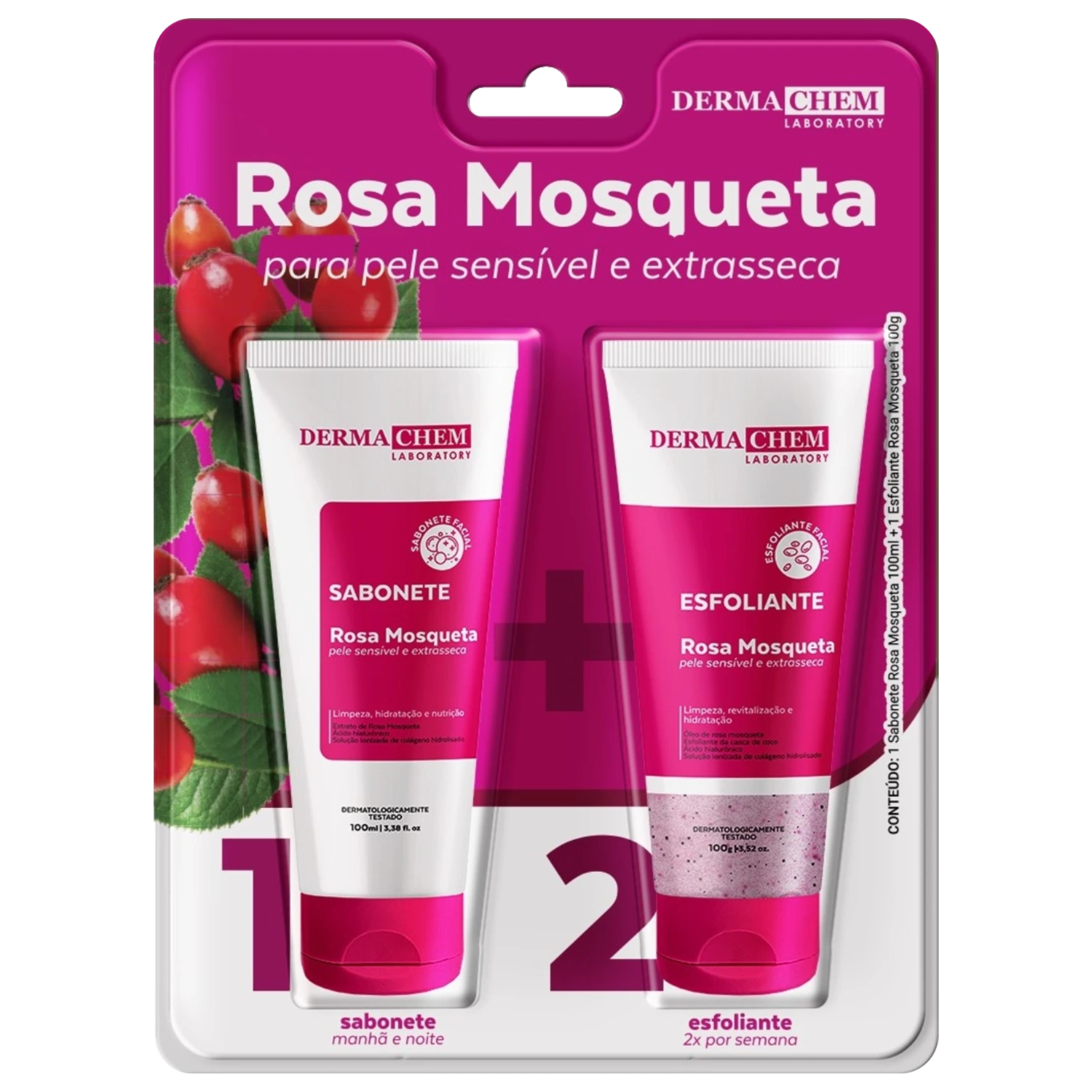 Kit Sabonete e Esfoliante Rosa Mosqueta 1 Kit