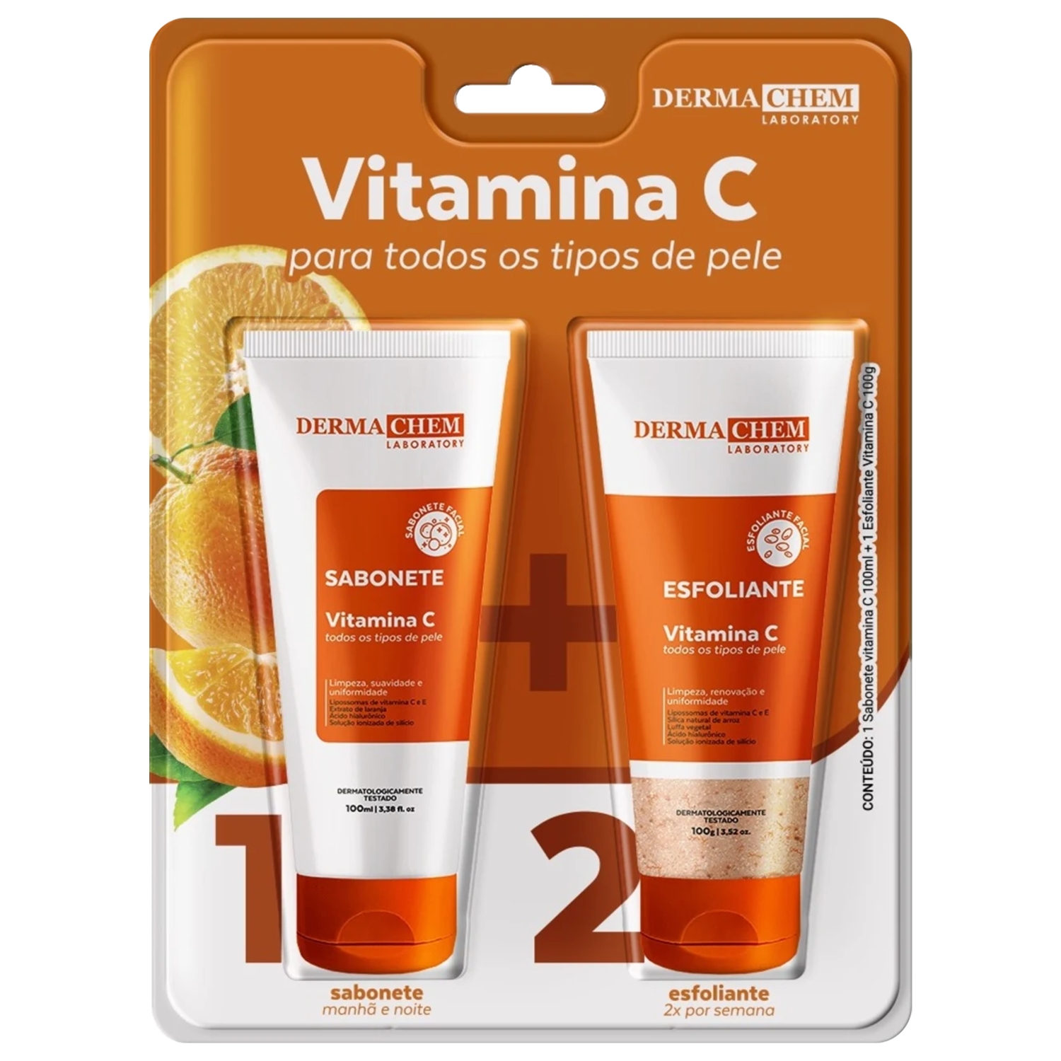 Kit Sabonete e Esfoliante Vitamina C 1 Kit