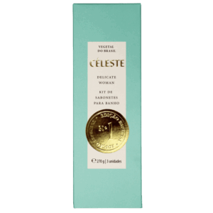 Kit Sabonetes Perfumado Celeste 90g 3 Unidades Kit Sabonetes Perfumado Celeste 90g 3 Unidades