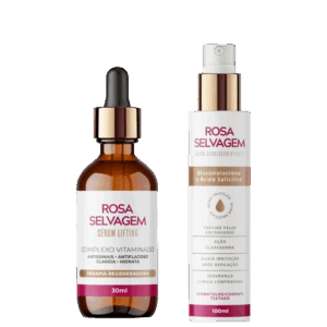 Kit Sérum Lifting e Ácido Clareador Rosa Selvagem