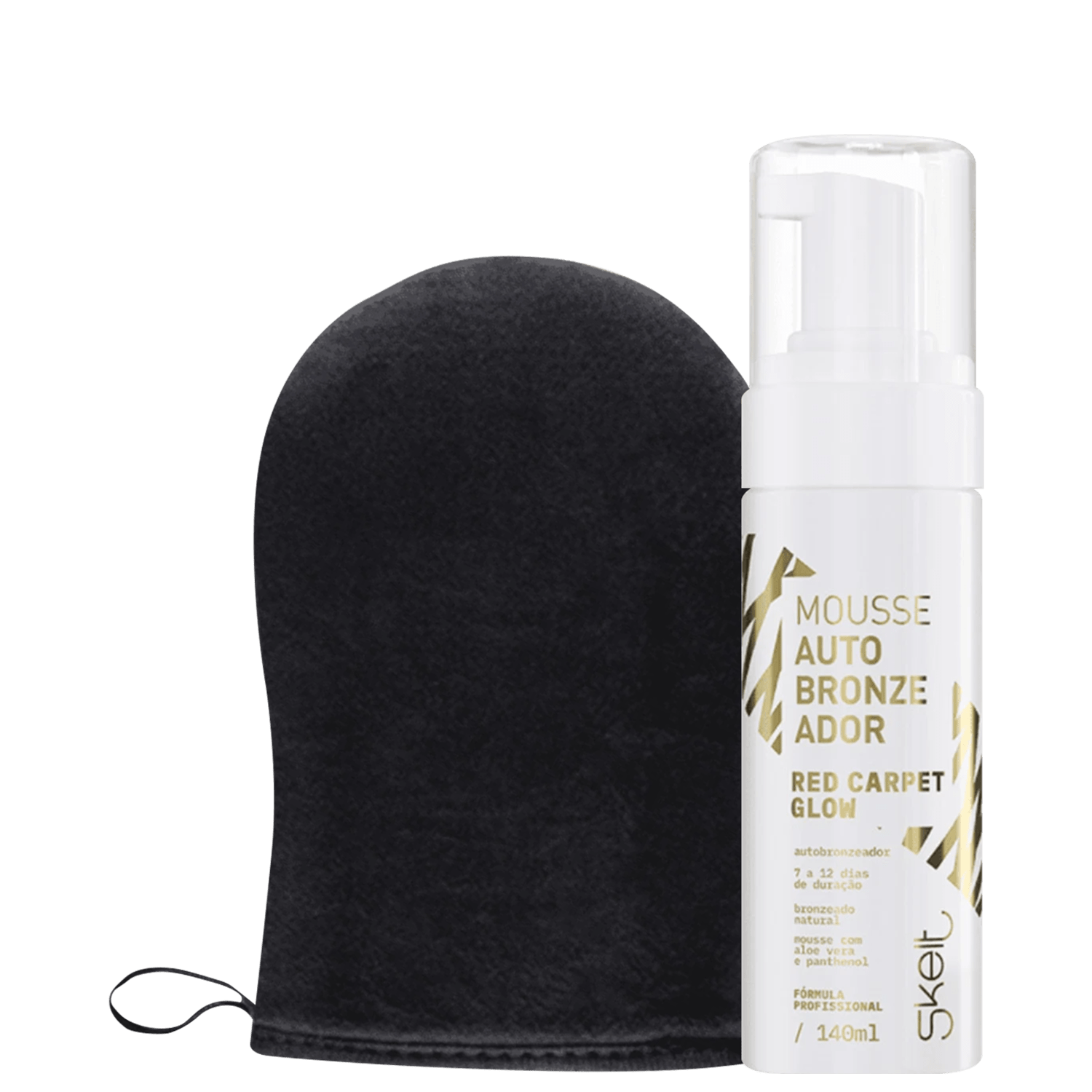 Kit Autobronzeador Skelt Red Carpet Glow Mitt Mousse 2 Produtos