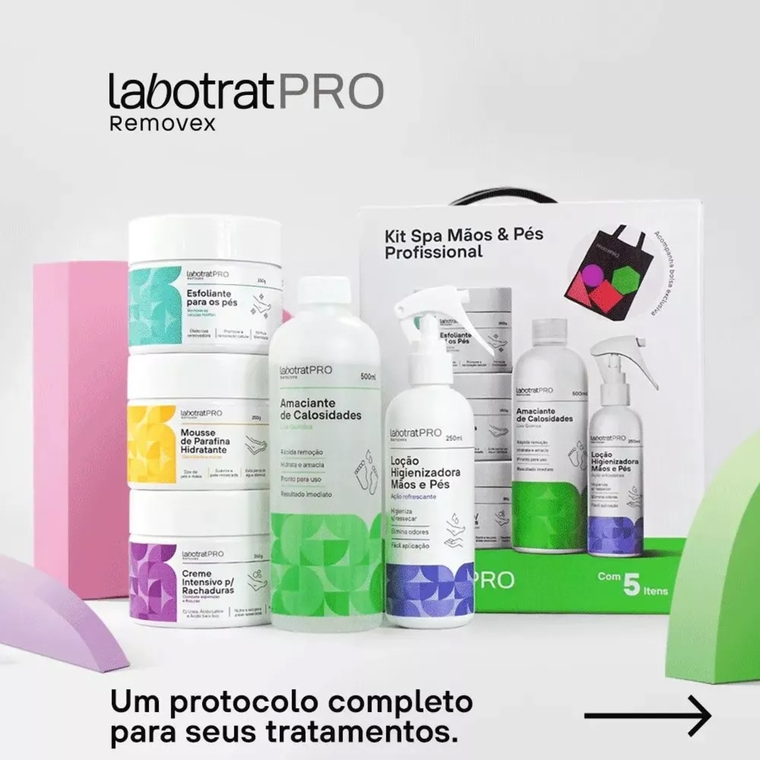 Kit SPA Mãos e Pés Labotrat Pro 5 Itens
