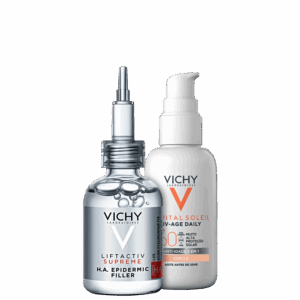 Kit Vichy Liftactiv Supreme H.A. Epidermic Filler & UV-Age Daily Cor 2,0 FPS 60 2 Produtos Kit Vichy Liftactiv Supreme H.A. Epidermic Filler & UV-Age Daily Cor 2,0 FPS 60 2 Produtos
