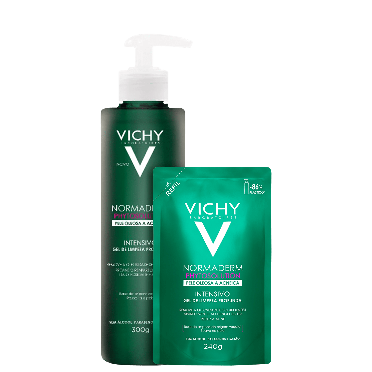 Kit Vichy Normaderm Phytosolution Intensivo Refil 2 Produtos