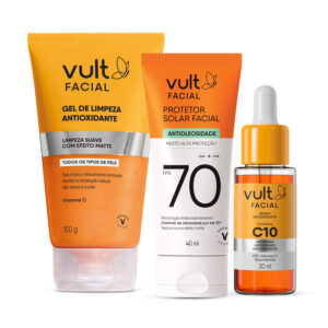 Kit Vult Facial Antioxidante Vitamina C 3 Produtos Kit Vult Facial Antioxidante Vitamina C 3 Produtos