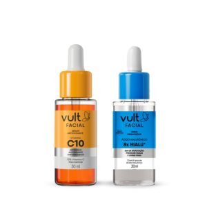 Kit Vult Facial Vitamina C Ácido Hialurônico Duo 2 Produtos Kit Vult Facial Vitamina C Ácido Hialurônico Duo 2 Produtos