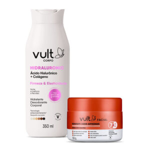 Kit Vult Hidraluronic Firmeza & Elasticidade Antissinais 7 em 1 2 Produtos Kit Vult Hidraluronic Firmeza & Elasticidade Antissinais 7 em 1 2 Produtos