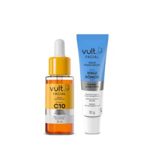 Kit Vult Vitamina C 10 Ácido Hialurônico 2 Produtos Kit Vult Vitamina C 10 Ácido Hialurônico 2 Produtos