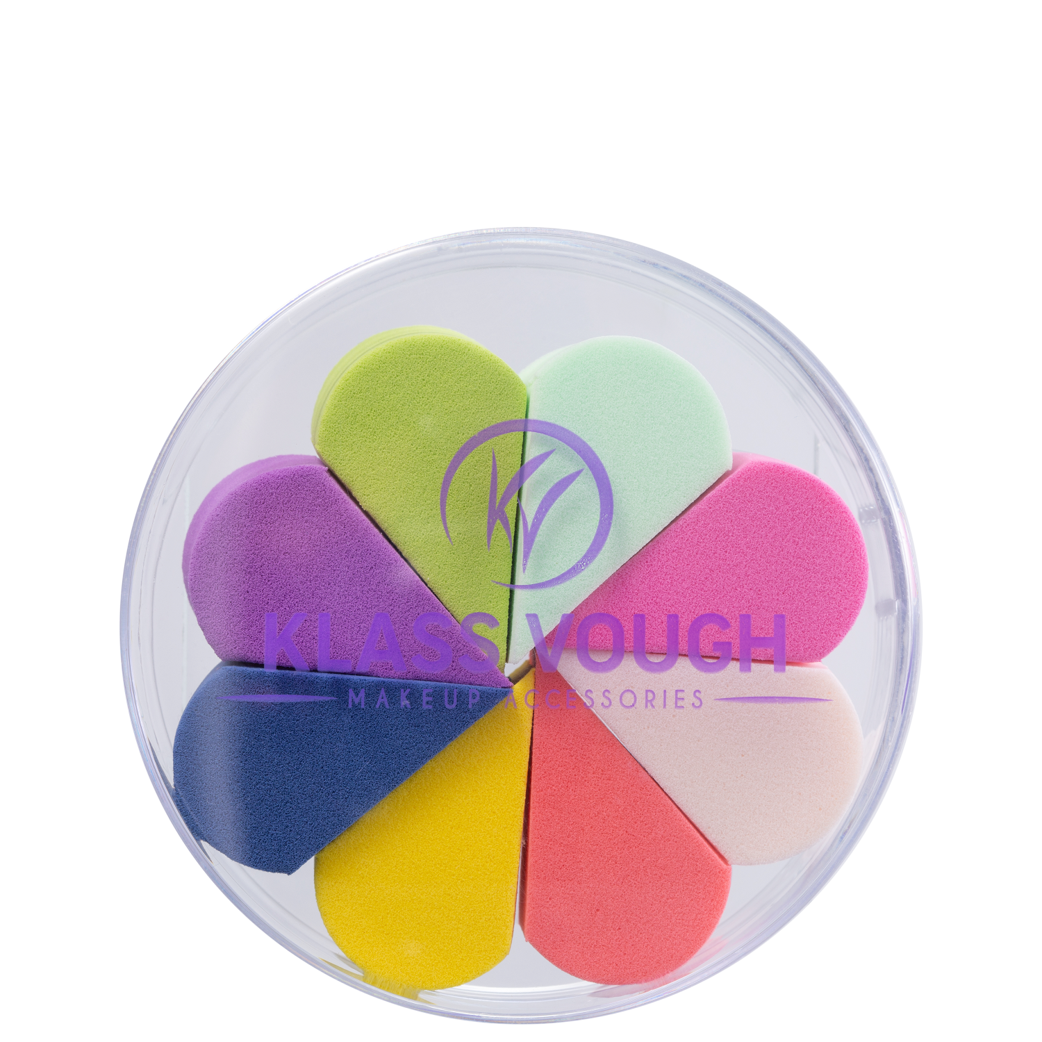 Esponja Klass Vough Color para Maquiagem 8 Unidades