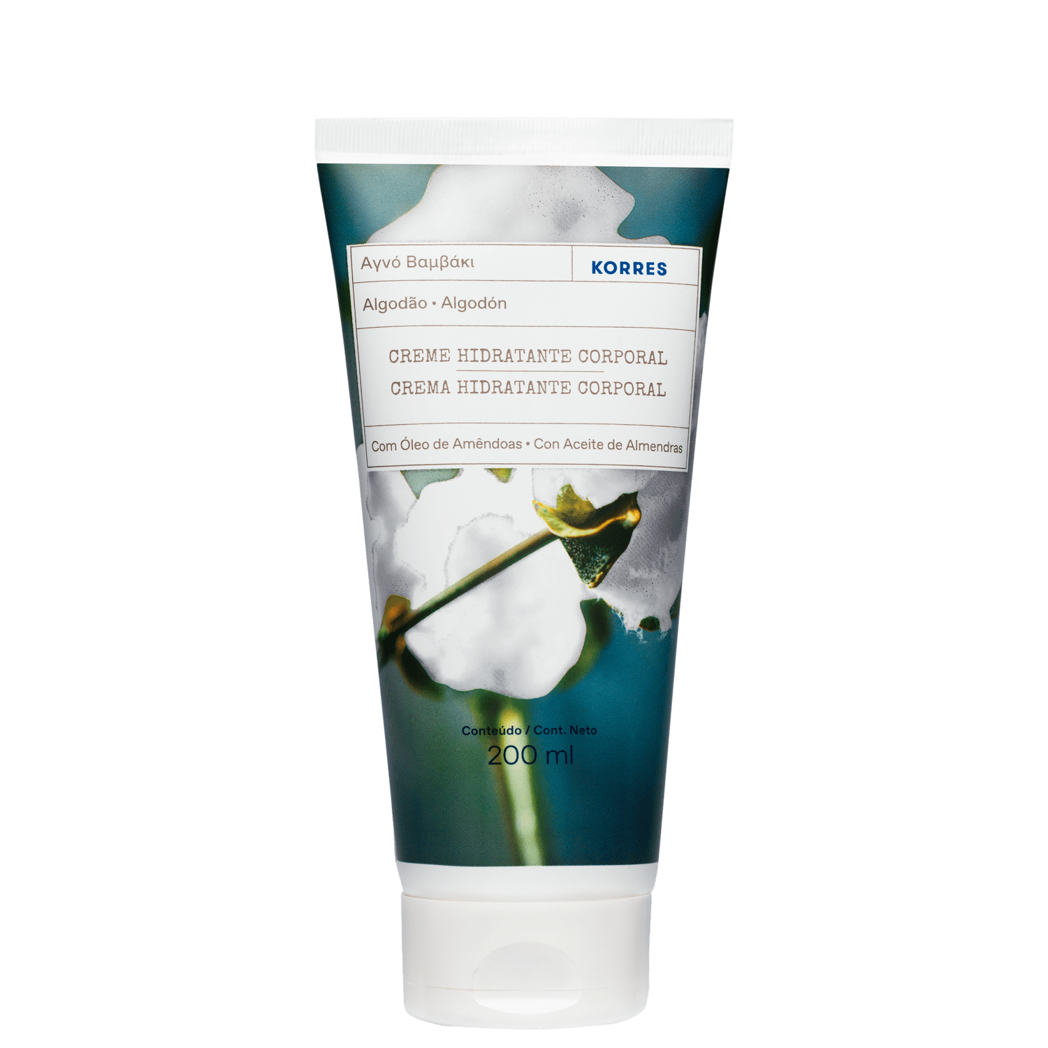 Hidratante Corporal Korres Algodão 200ml