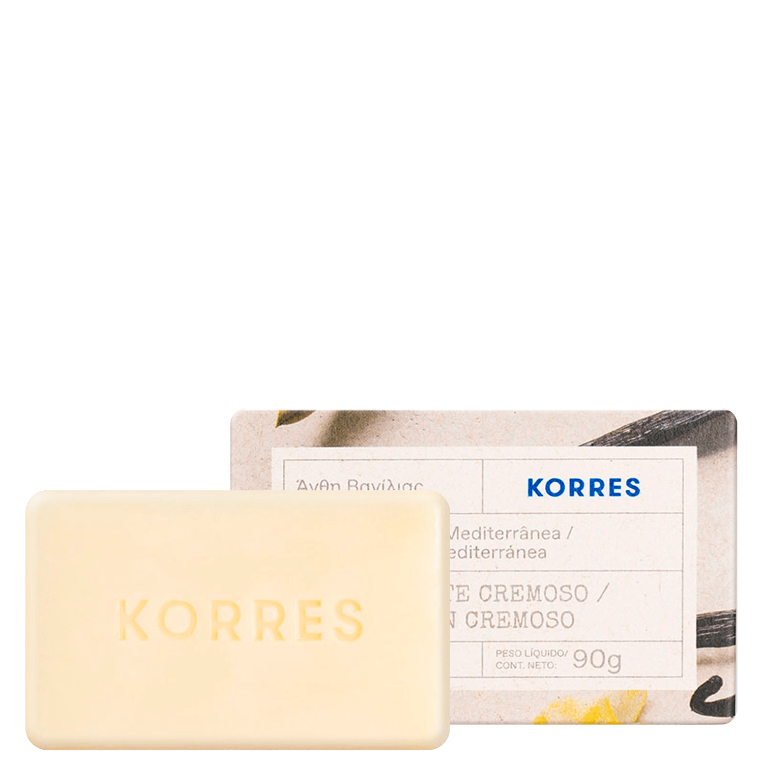 Sabonete em Barra Korres Baunilha Mediterrânea 90g