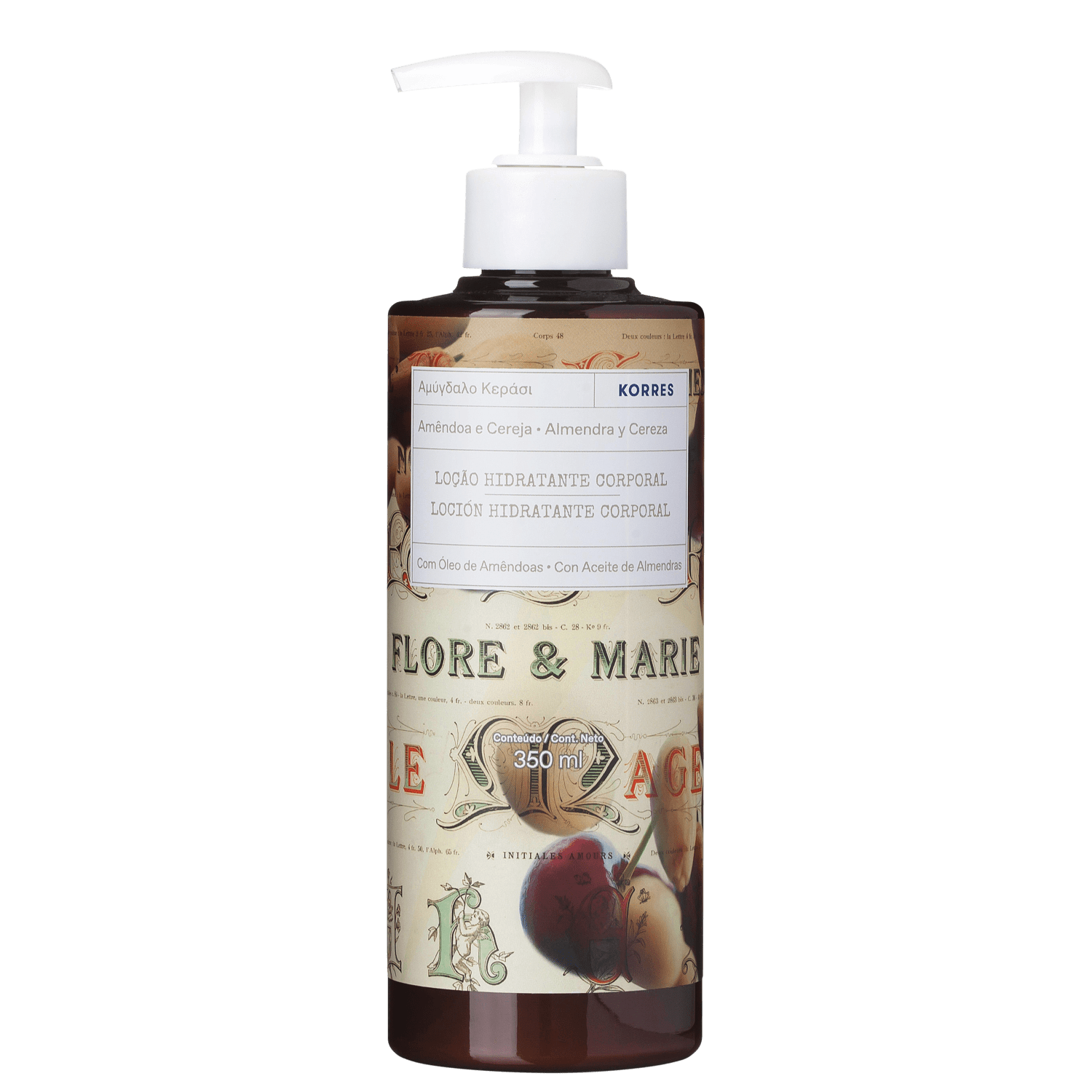 Creme Corporal Korres Cereja e Amêndoa Hidratante 350ml
