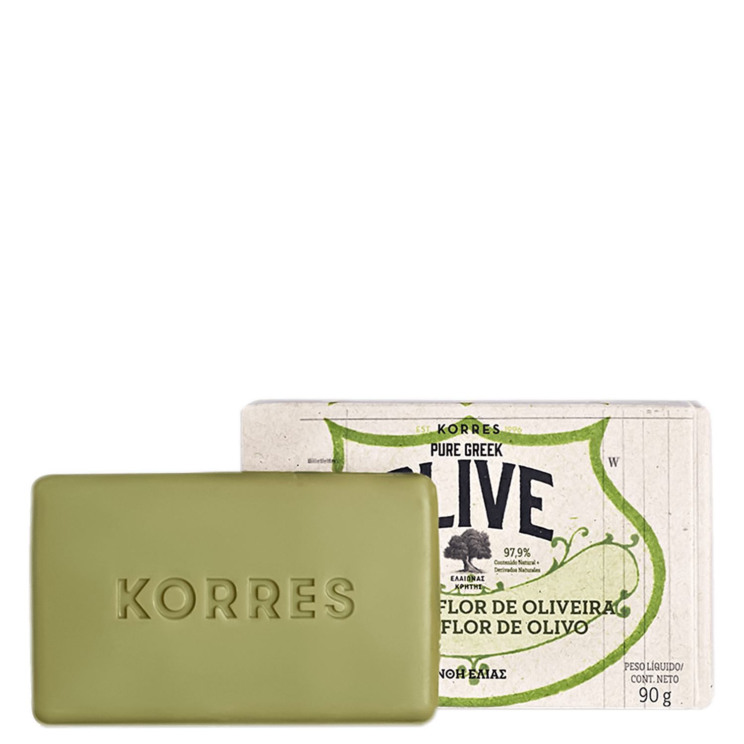 Sabonete em Barra Korres Flor de Oliva 90g