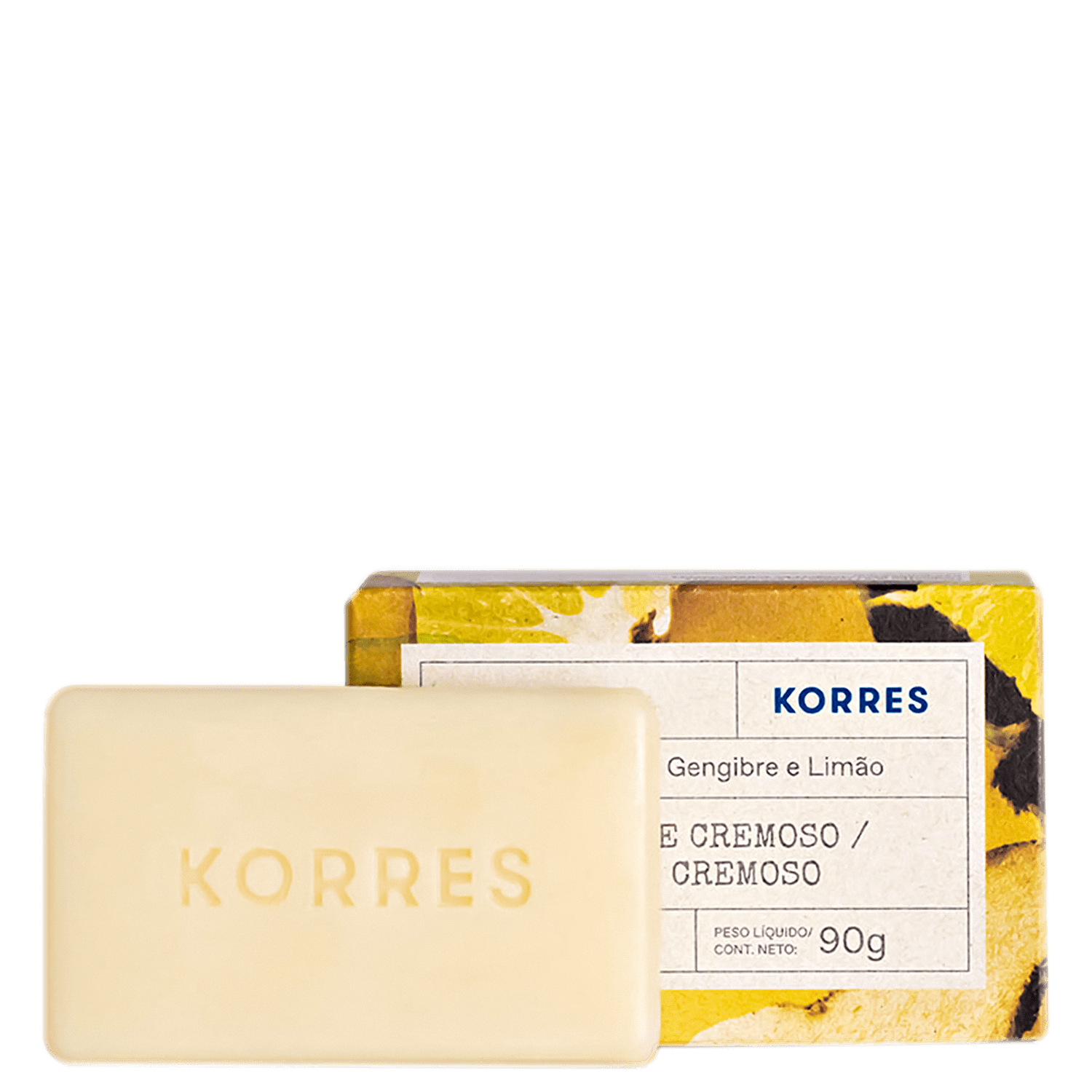 Sabonete em Barra Korres Gengibre e Limão 90g
