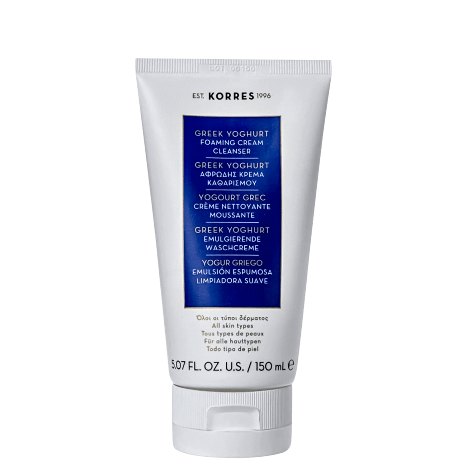 Espuma de Limpeza Facial Korres Greek Yoghurt 150ml