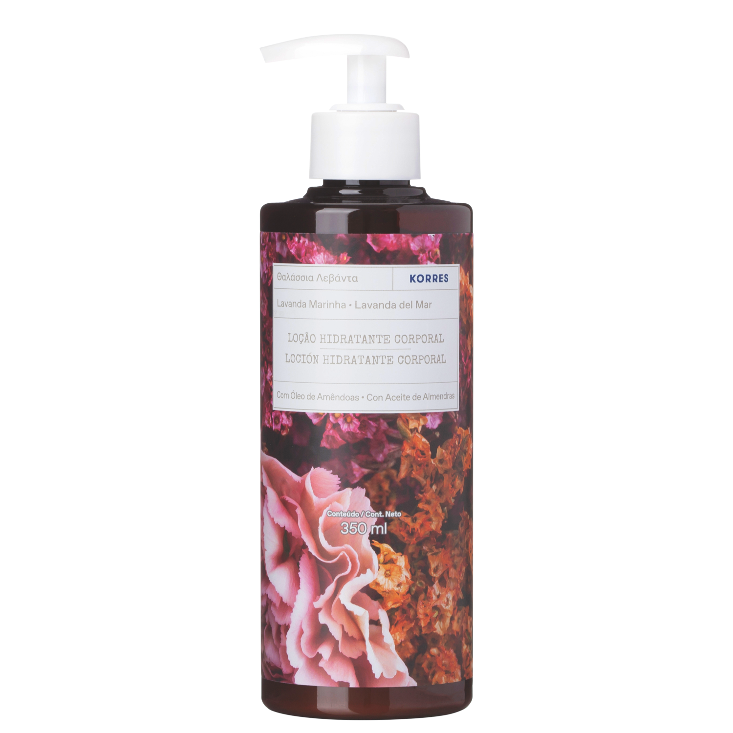 Creme Corporal Korres Lavanda do Mar da Grécia Hidratante 350ml