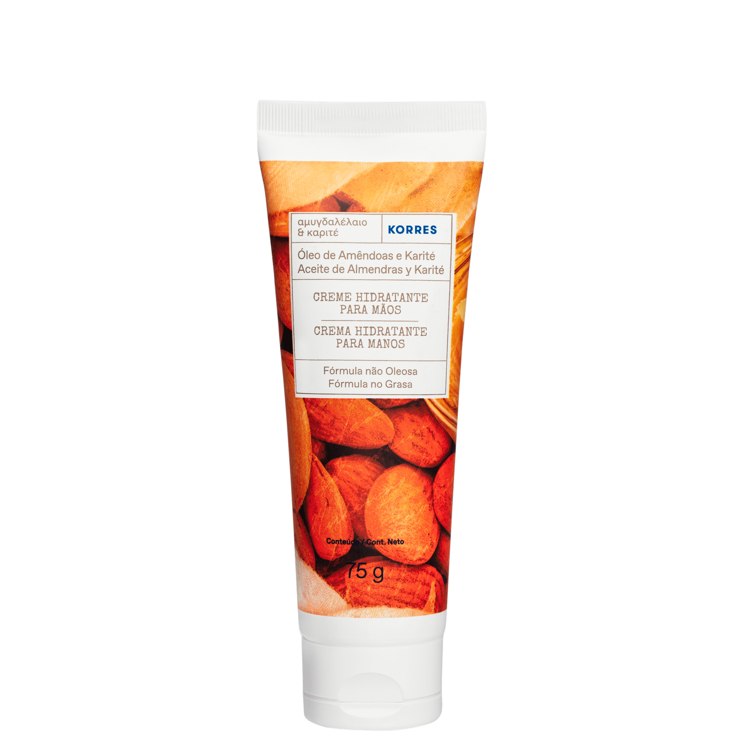 Creme para Mãos Korres Óleo de Amêndoa e Manteiga de Karitê 75ml