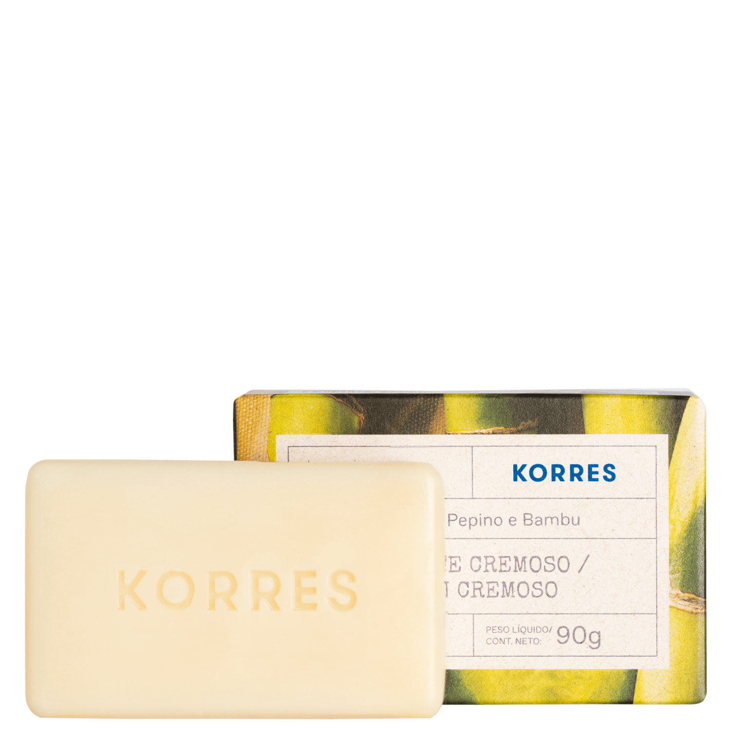 Sabonete em Barra Korres Pepino e Bambu 90g