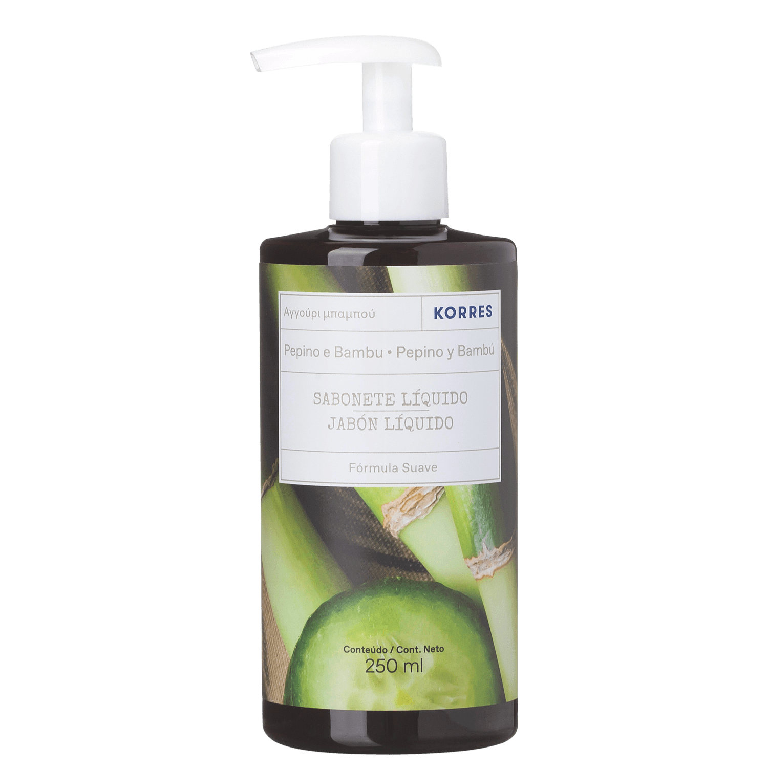 Sabonete Líquido Korres Pepino e Bambu 250ml