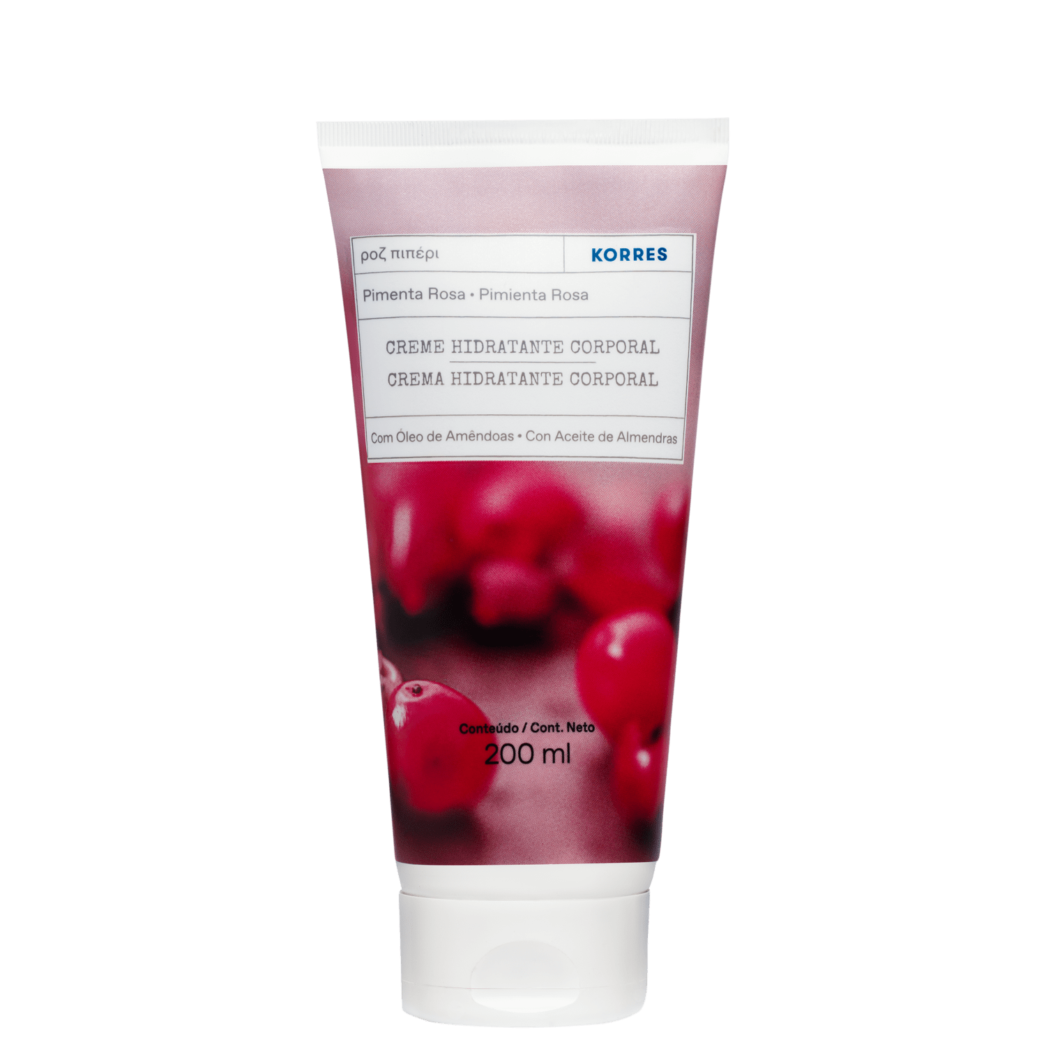 Hidratante Corporal Korres Pimenta Rosa 200ml