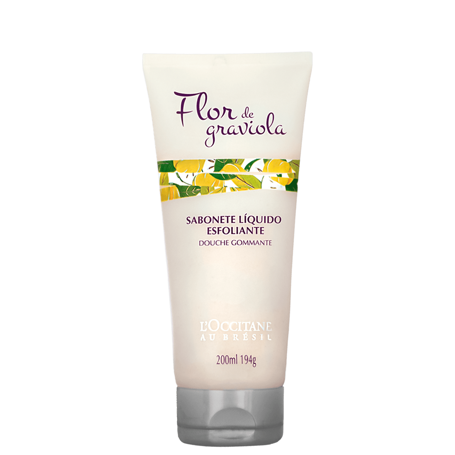 Sabonete Líquido Esfoliante L’Occitane au Brésil Flor de Graviola 200ml