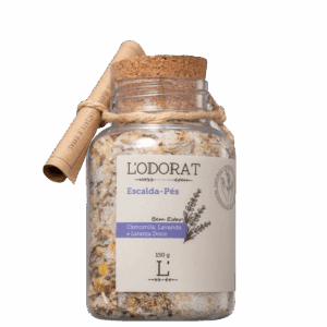 Escalda-Pés L’ODORAT Camomila Lavanda e Laranja Doce 150g