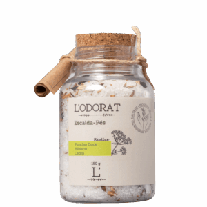 Escalda-Pés L’ODORAT Funcho Doce Hibisco e Cedro 150g