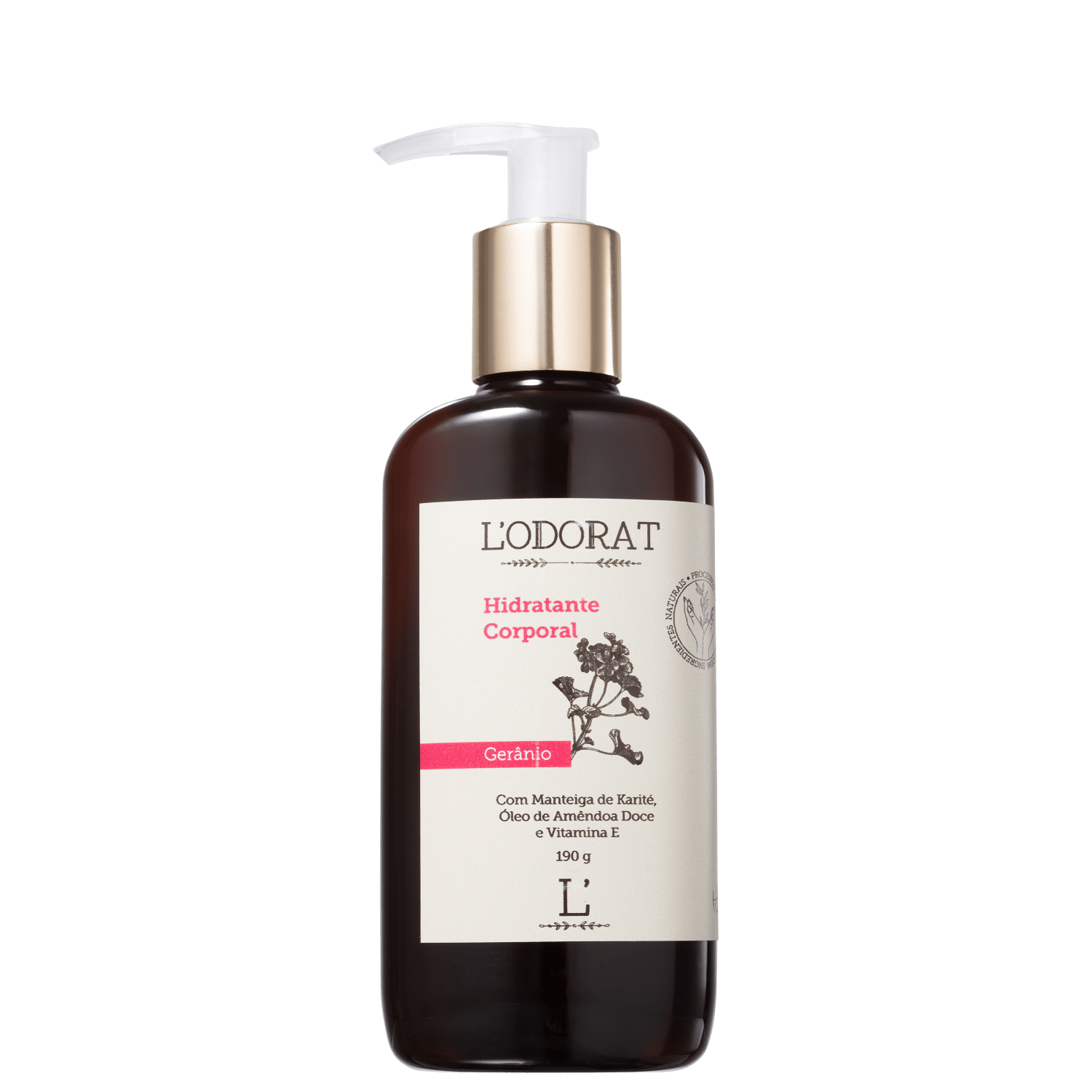 Hidratante Corporal L’ODORAT Gerânio 190g