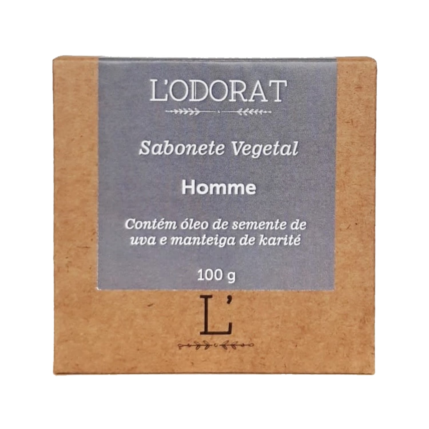 Sabonete em Barra L’ODORAT Homme 100g