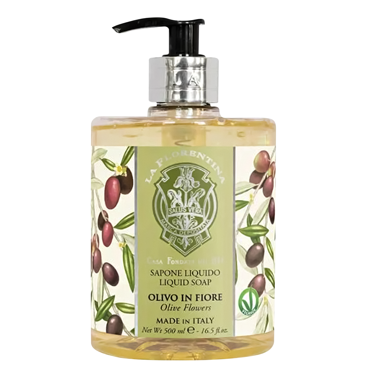 Sabonete Líquido La Florentina Olive Flowers 500ml