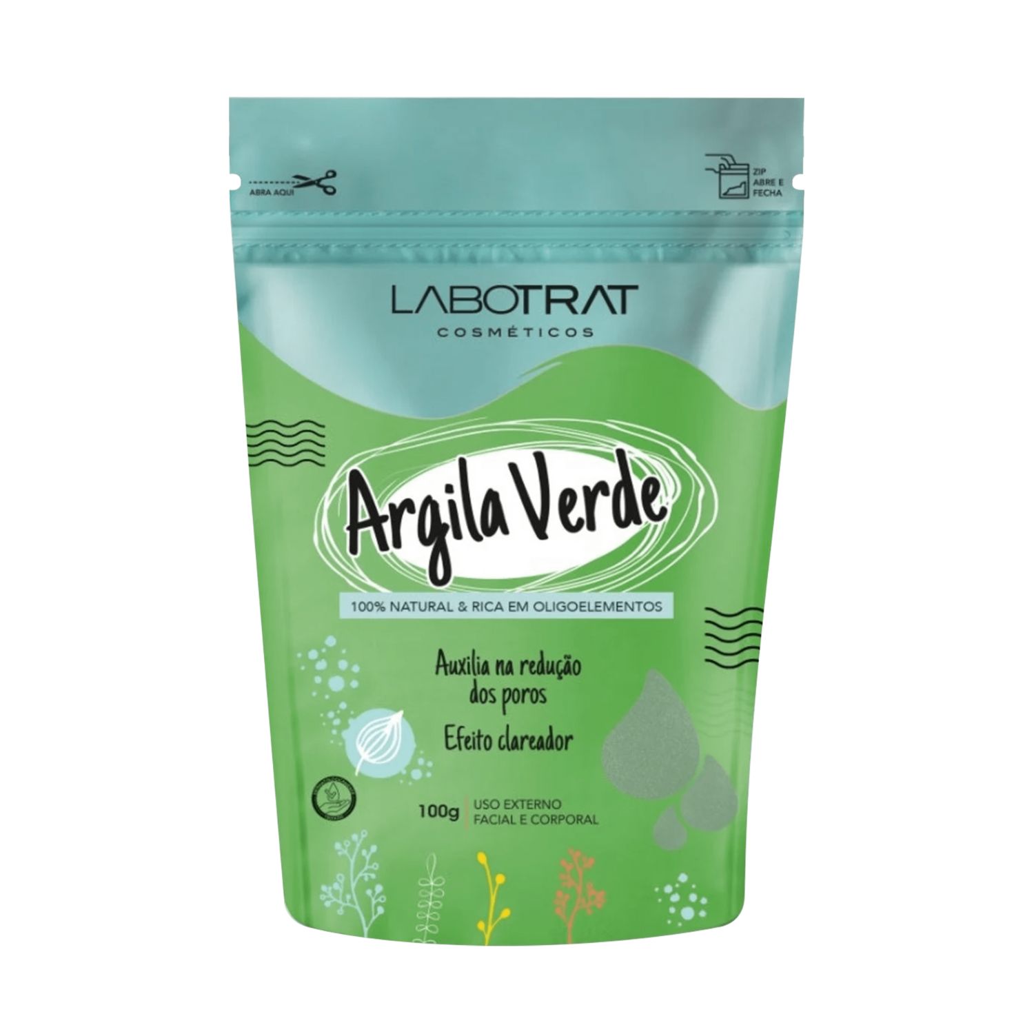 Máscara Multifuncional Labotrat Argila Verde 100g
