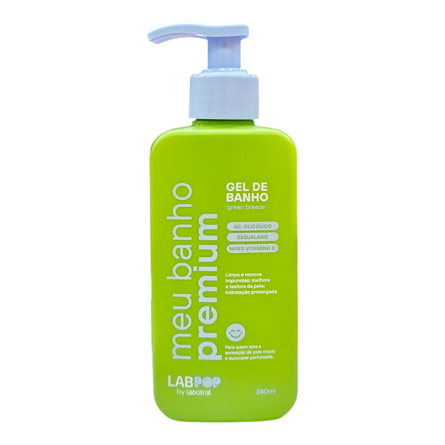 Gel de Banho Labotrat LabPOP Meu Banho Premium Green Breeze 240ml