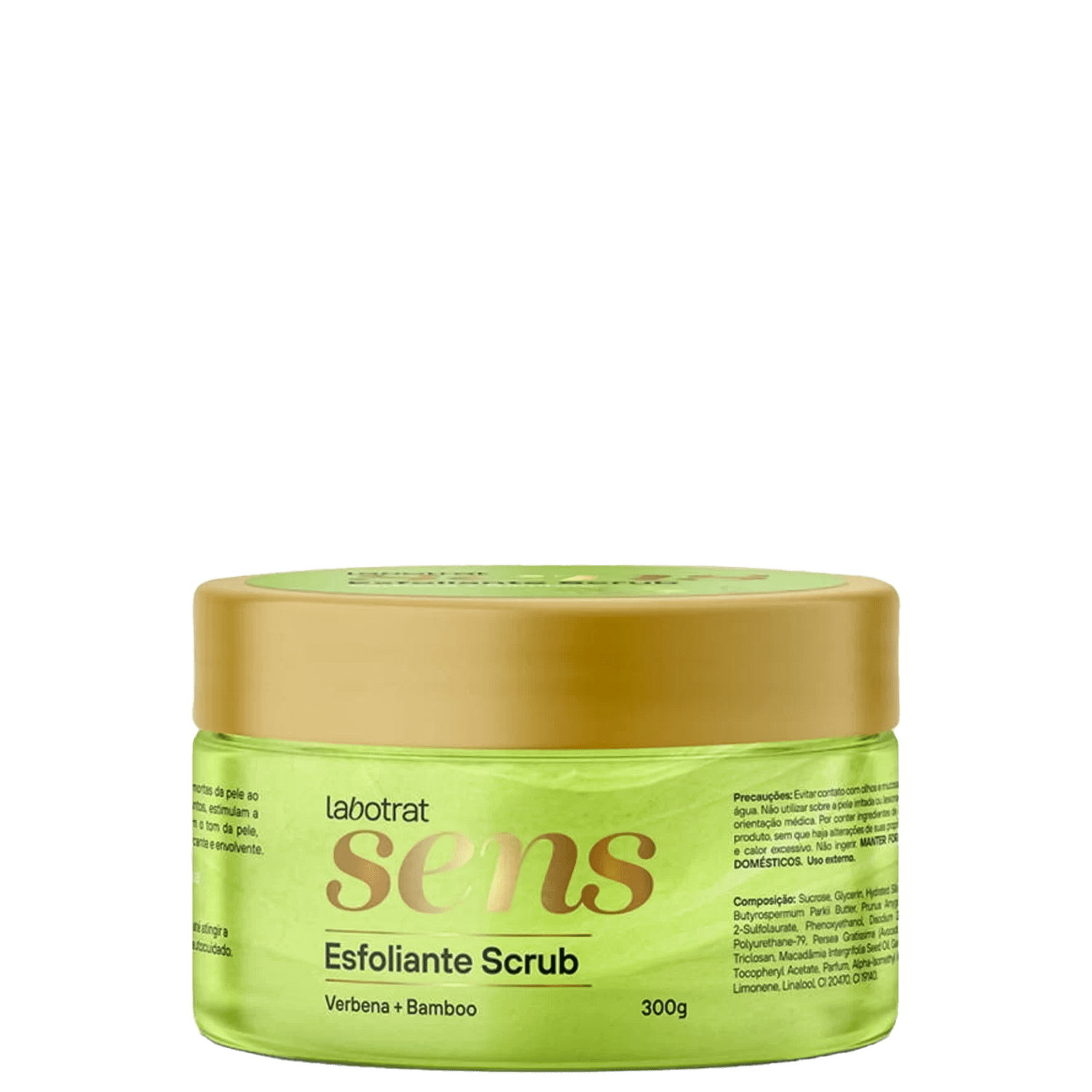 Esfoliante Labotrat Sens Scrub Verbena Bamboo Corporal 300g