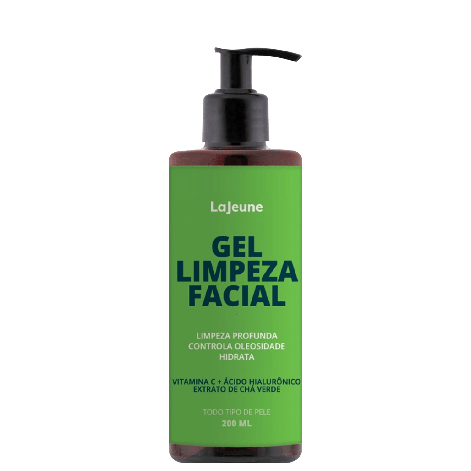 Gel de Limpeza Facial LaJeune Vitamina C Ácido Hialurônico Extrato de Chá Verde 200ml