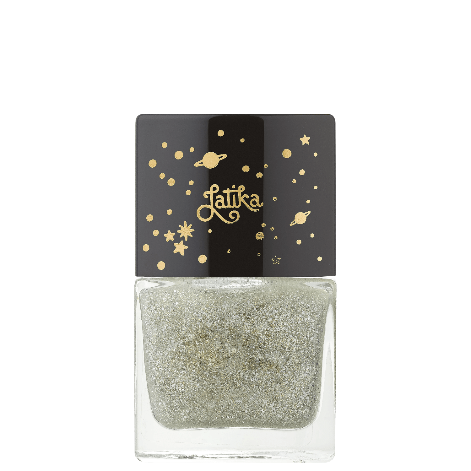Esmalte Glitter Latika Space Silver Star 9ml
