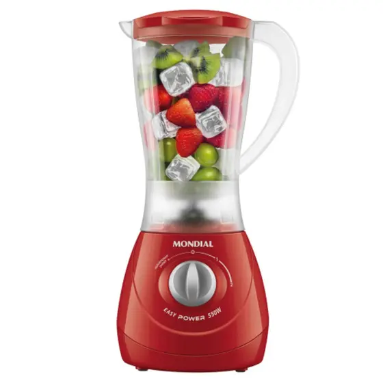 Liquidificador Mondial L-550 6904-02 2 Velocidades Vermelho 550W 220V
