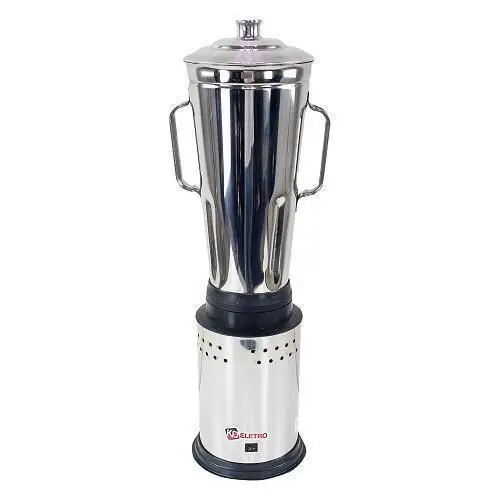 Liquidificador Baixa Rotação KD Eletro Aço Inoxidável 6L