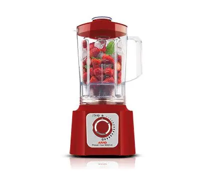 Liquidificador Arno Power Max LN54 15 Velocidades Vermelho 1000W 127v 3,1L