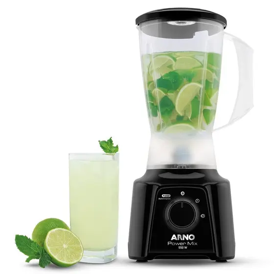 Liquidificador Arno Power Mix LQ10 Função Pulsar Preto 550W