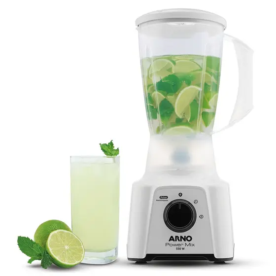 Liquidificador Arno Power Mix LQ12 Função Pulsar Branco 550W