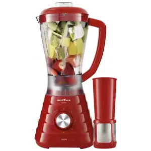 Liquidificador Britânia BLQ950V Vermelho com Filtro 4 Velocidades 900W
