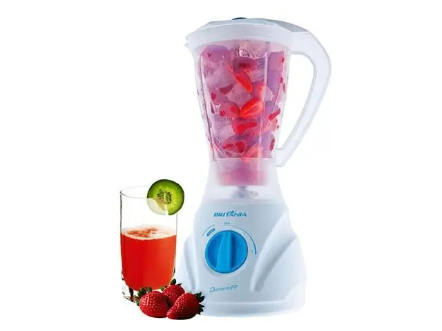 Liquidificador Britânia Diamante Branco 2 Velocidades 400W