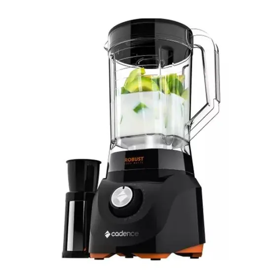 Liquidificador Cadence Robust com Filtro Preto 1000W 127V 3,3L