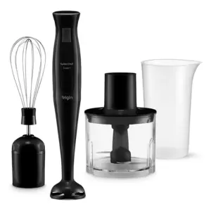 Mixer de Mão 3 em 1 Elgin Turbo Chef Preto 200W 127V MIX20