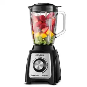 Liquidificador Mondial Turbo Glass L-1400-GI 12 Velocidades 1400W 2,2L