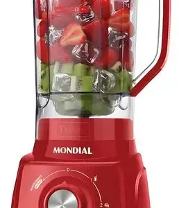 Liquidificador Mondial Turbo Power L99-FR 3 Velocidades 550W Liquidificador Mondial Turbo Power L99-FR 3 Velocidades 550W