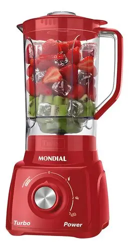 Liquidificador Mondial Turbo Power L99-FR 3 Velocidades 550W