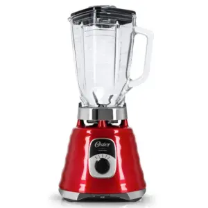 Liquidificador Oster Clássico BLST4126R-017 Vermelho Potente e Durável 110V 1,25L